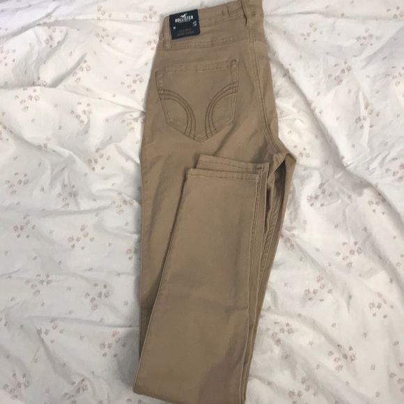 Hollister Womens Skinny Khaki Dress Pants Hollister Pants Womens